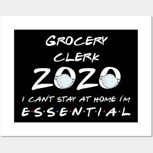 Grocery Clerk 2020 Quarantine Gift Posters and Art